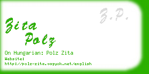 zita polz business card